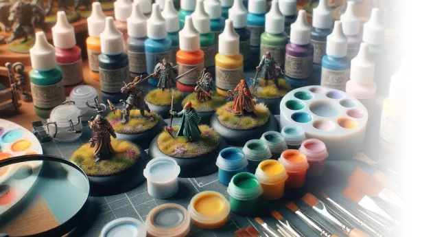 peintures pour figurines de jeux de société - fungames